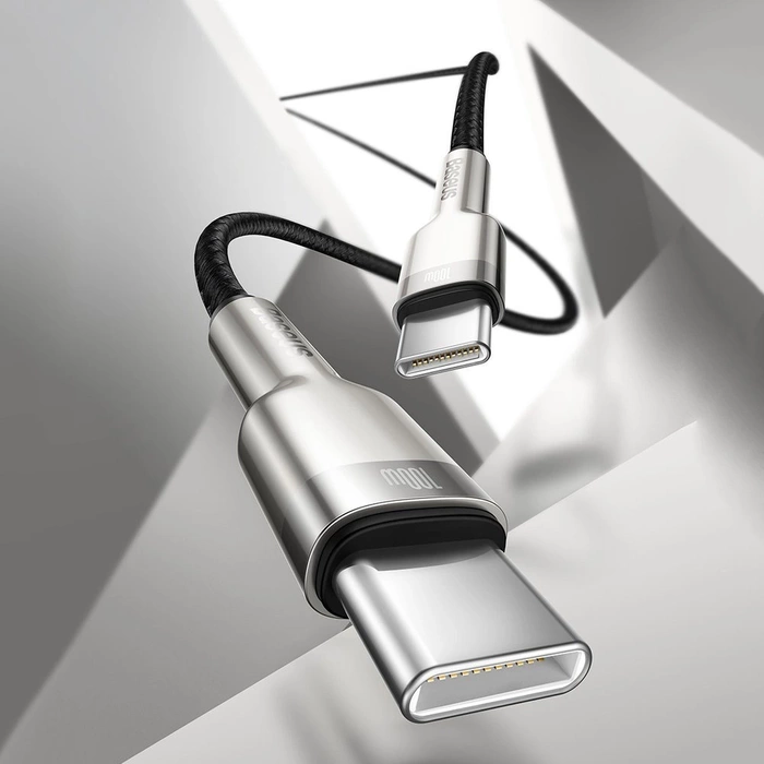 Baseus Cafule Series Metal Data USB-C / USB-C PD QC SCP 100W 5A 2 m Kabel - Grün
