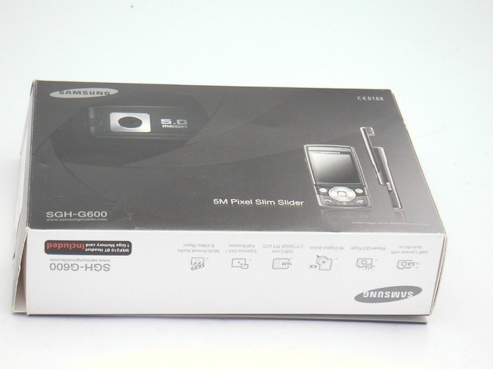 SAMSUNG G600 Black CD, Kábel