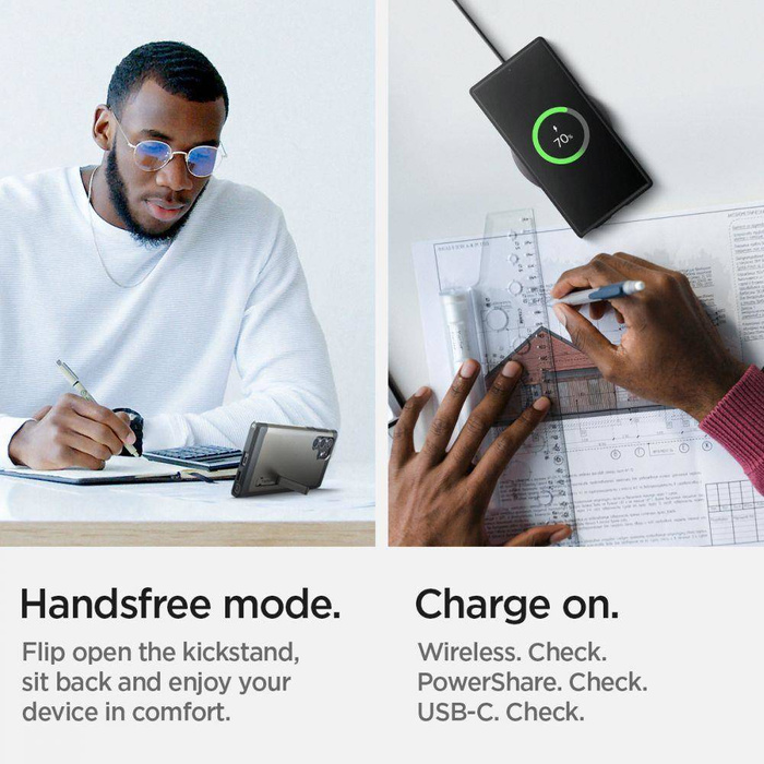 Cover Spigen GALAXY S22 ULTRA Tough Armor GUNMETAL