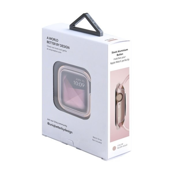 Uniq para Apple Watch Valencia Serie 4/5/6/SE 44mm. oro rosa / rosa dorado rubor