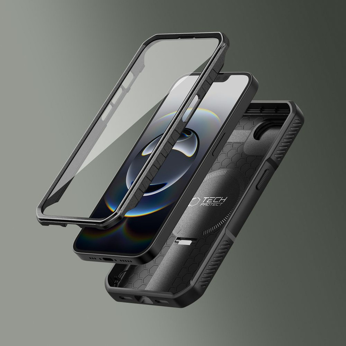 TECH-PROTECT KEVLAR MAGSAFE IPHONE 16E BLACK