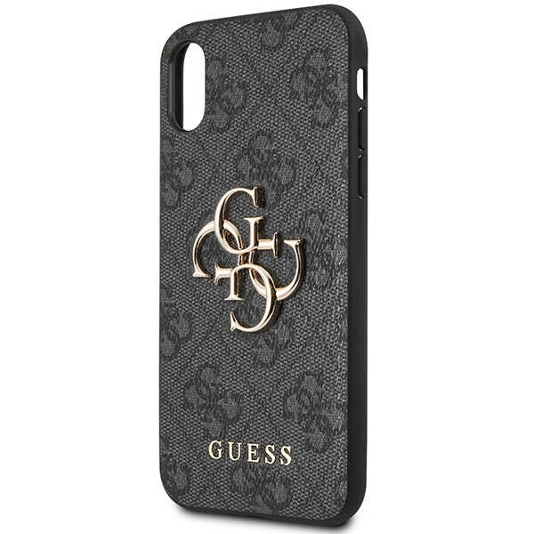 Funda Guess GUHCPX4GMGGR iPhone X/XS gris/gris durocase 4G Big Metal Logo Case
