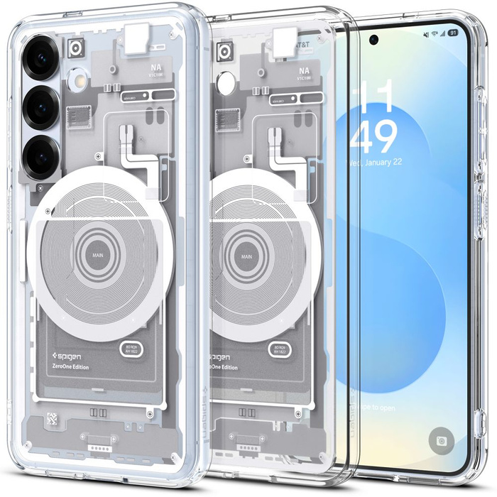 Coque Spigen Ultra Hybrid Mag MagSafe GALAXY S25 ZERO ONE WHITE