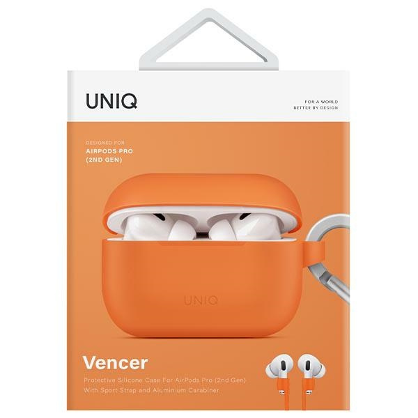 UNIQ case Vencer AirPods Pro 2nd gen Silicone orange/burnt orange