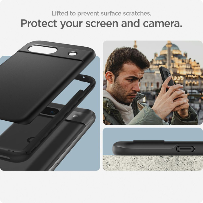 Funda Spigen Thin Fit Google Pixel 8a Negro