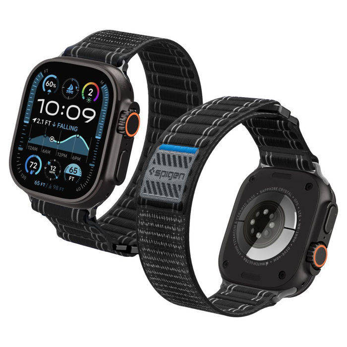 Spigen WBF0 BAND Apple Watch 8 / 9 / 10 / 11 / SE / ULTRA (44 / 45 / 46 / 49 MM) BLACK