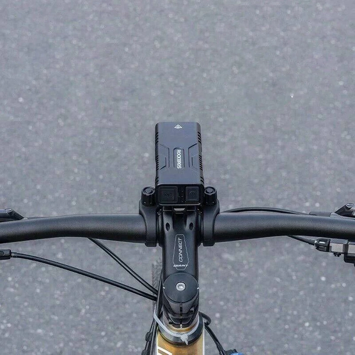 Rockbros 24310002001 éclairage de vélo 850 lm avec fonction powerbank + USB-C - câble USB-A - noir