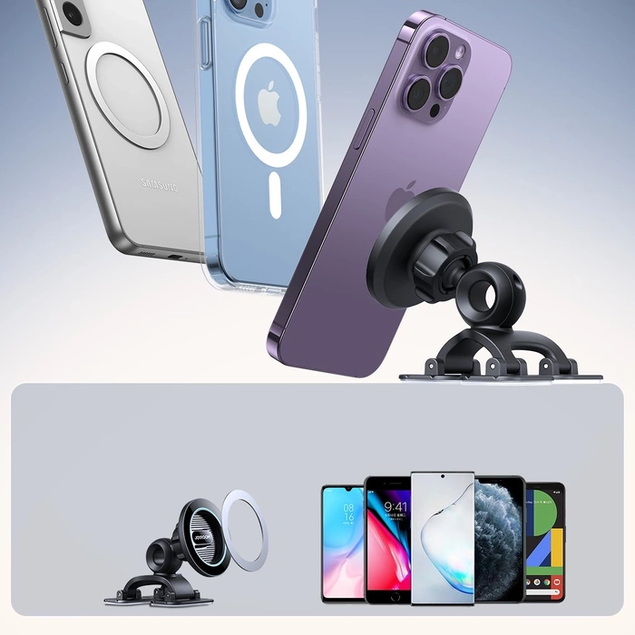 Support de téléphone magnétique pour cockpit Joyroom JR-ZS366 - noir