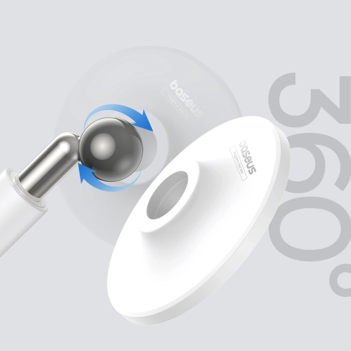 Magnetic Desktop Phone Stand Baseus MagPro (white)