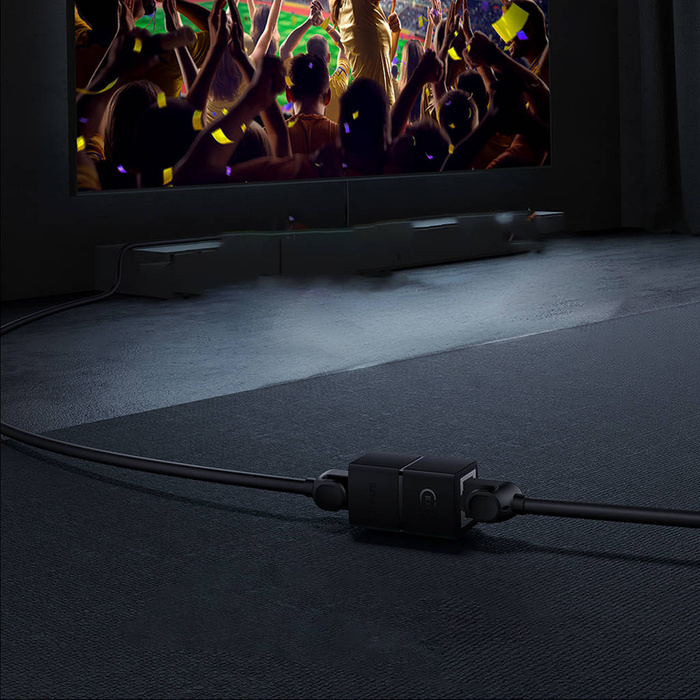 Baseus AirJoy Series Ethernetový kabelový konektor RJ-45 2 ks - černý