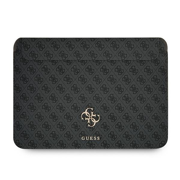 GUESS Laptop Tablet 13 Hülle 4G Big Logo Grau Tasche