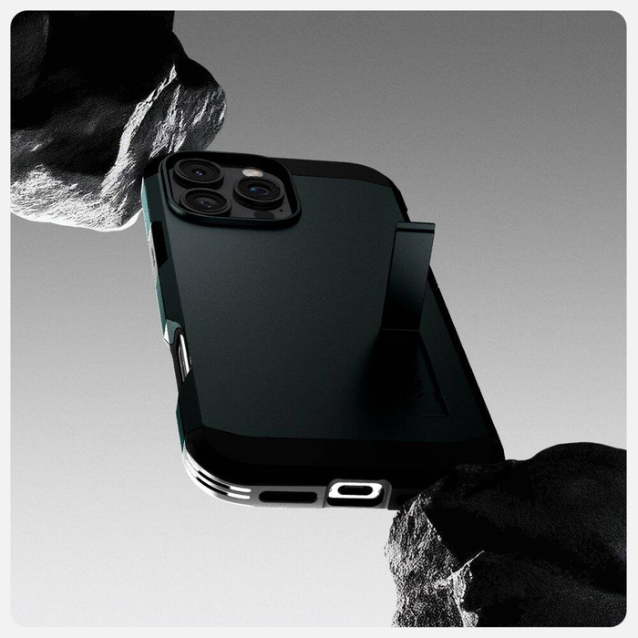 Funda Spigen Tough Armor Mag MagSafe IPhone 16 PRO ABYSS VERDE