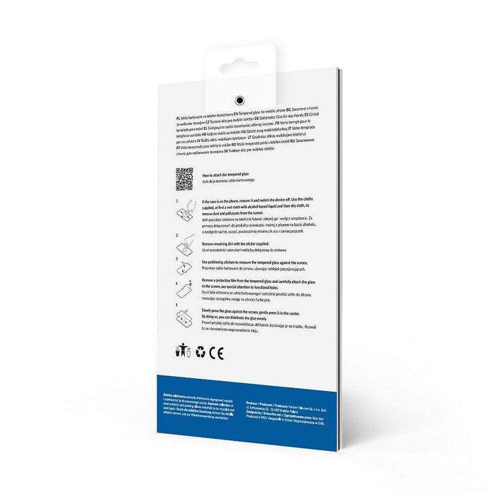 Szkło hartowane do iPhone 13 PRO MAX /14 PLUS (full glue) Blue Star 5D czarne