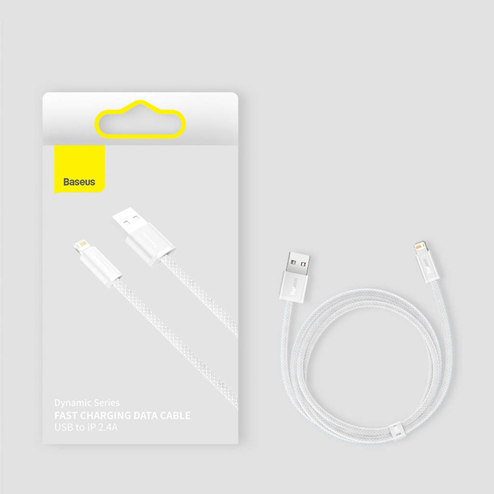 Baseus Dynamic 2 Series kabel USB-A - Lightning 2.4A 480Mbps 1m fialový