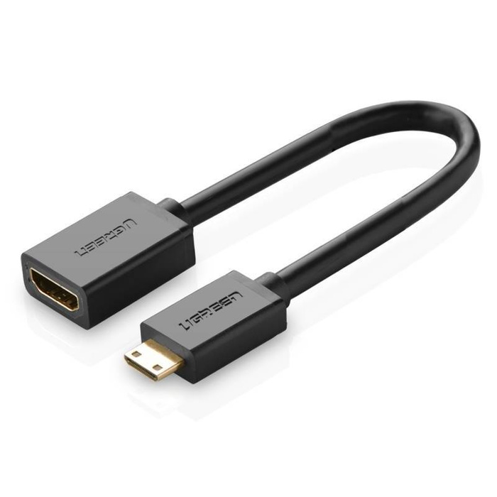 UGREEN Mini adaptér HDMI na HDMI 22 cm čierny