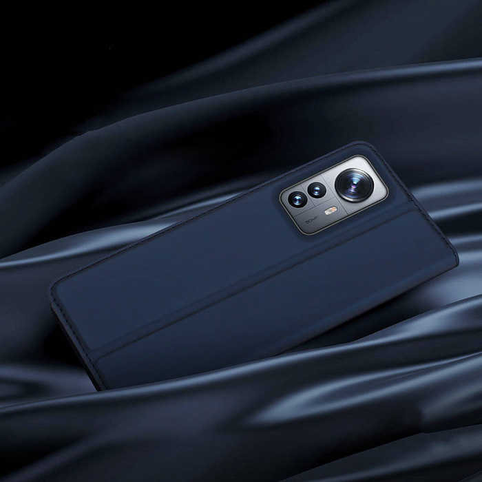 Dux Ducis Skin Pro Telefontok Cover Flip Cover Xiaomi 12 Pro rózsaszín