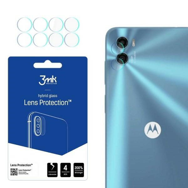 3mk Lens Protect Motorola Moto E22s Ochrana objektivu fotoaparátu 4ks