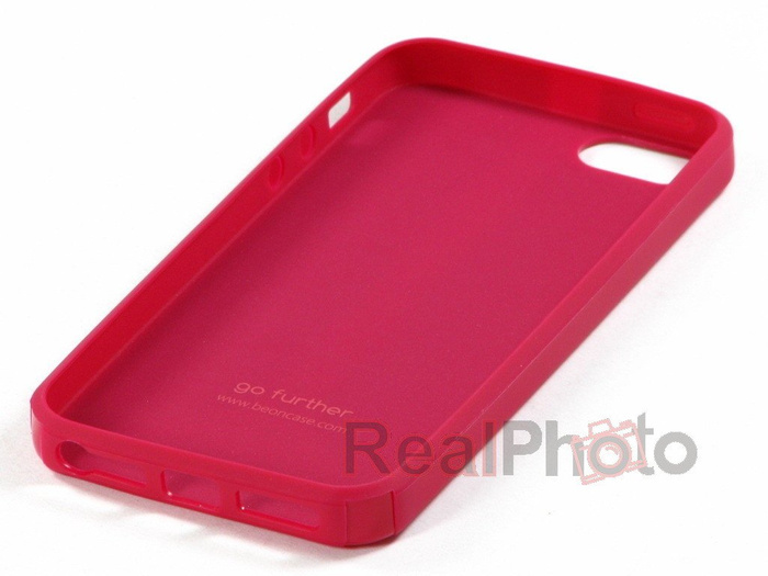 ETUI iPhone 5 5S SE BEON KEY Rosso Vendita