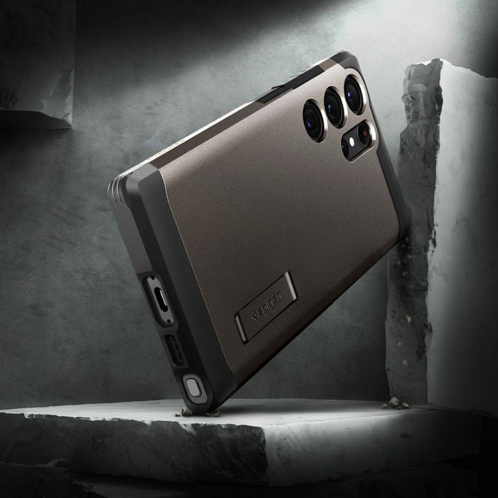 Cover Spigen Tough Armor Galaxy S23 Ultra Gunmetal Case