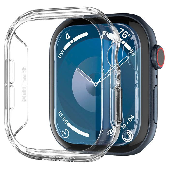 Funda Spigen Thin Fit Apple Watch 10 (42 MM) CRISTALINO