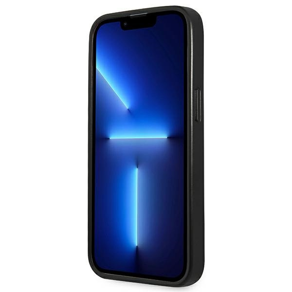 Guess GUHCP13XPSATLG iPhone 13 Pro Max 6,7" silber/silber hartcase SaffianoDreieck Logo