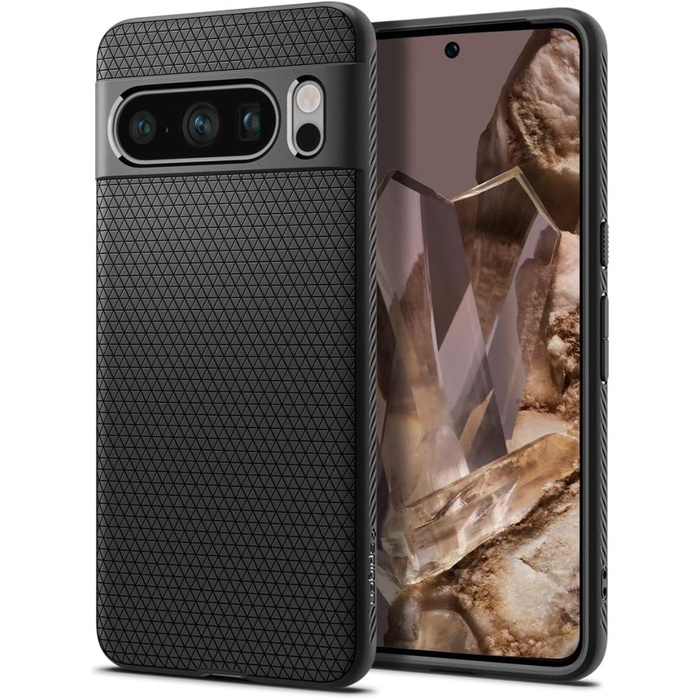 Funda Spigen Liquid Air MATTE Google Pixel 8 Pro Negro Case