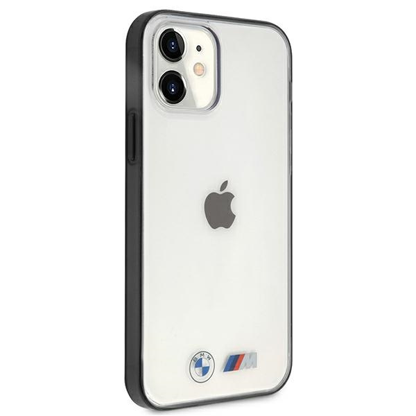 BMW Hülle Apple iPhone 12 Mini Sandstrahl Klar Hardcase