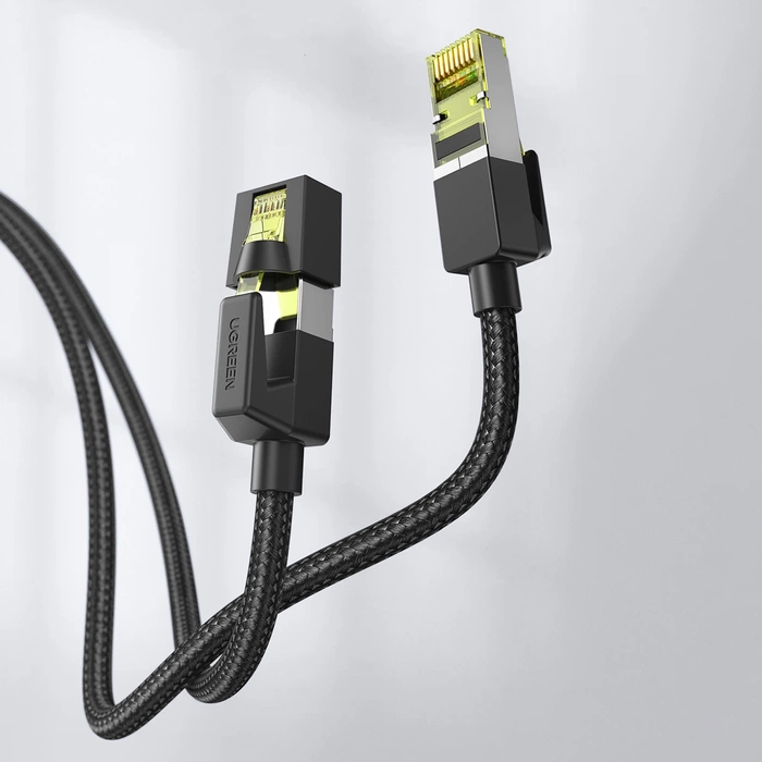 UGREEN NW150 Cat 7 F/FTP Braid Ethernet RJ45 Cable 2m (black)
