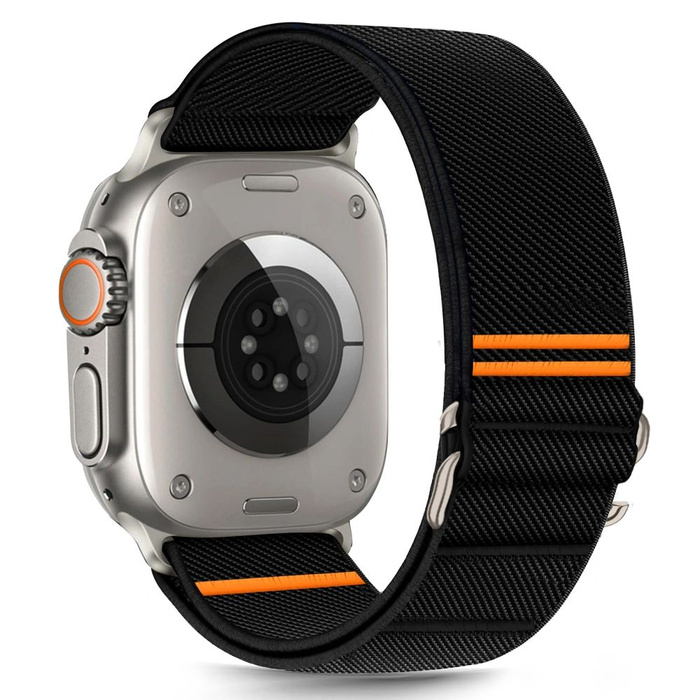 TECH-PROTECT NYLON SLIP APPLE WATCH 6 / 7 / 8 / 9 / 10 / SE / ULTRA 1 / 2 (44 / 45 / 46 / 49 MM) BLACK