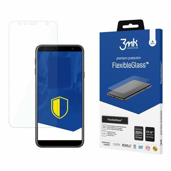 3MK Flexibilis üveg Galaxy J4+ Plus