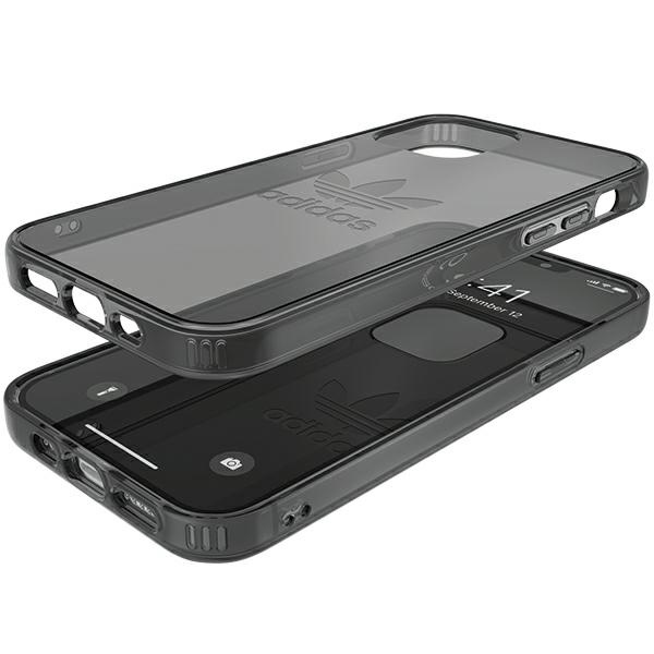 Etui Adidas OR Protective iPhone 12/12 Pro Clear Case czarny przezroczysty/smokey black 42385