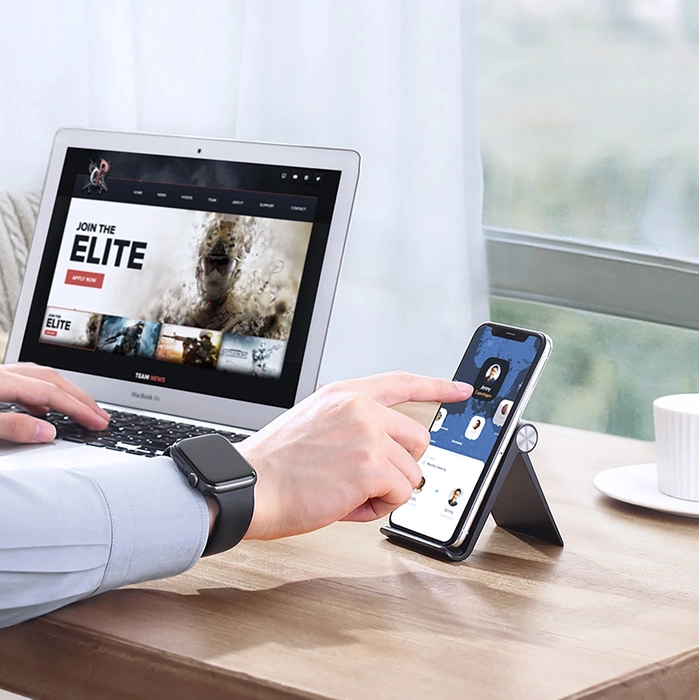 Soporte para teléfono UGREEN LP106 (negro) 50747B