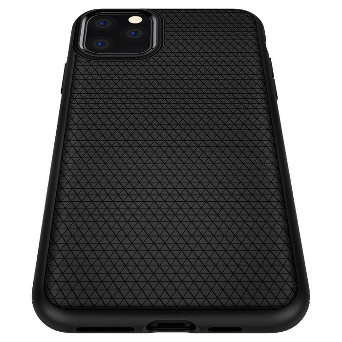 Cover SPIGEN iPhone 11 Pro Liquid Air Custodia nera opaca 