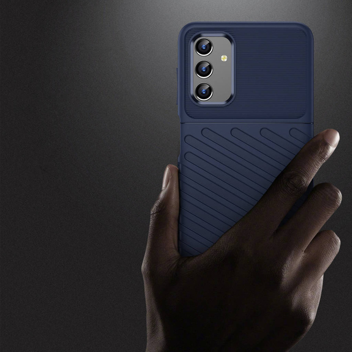 Thunder Case flexibilní pancéřovaný pouzdro kryt Samsung Galaxy A13 5G modrý