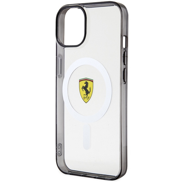 Case Ferrari FEHMP14MURKT iPhone 14 Plus 6.7" clear/transparent hardcase Outline MagSafe Case
