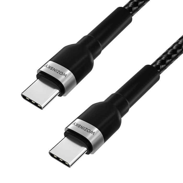Wozinsky WNBCC1 USB-C / USB-C PD 65W kabel 1 m - černý