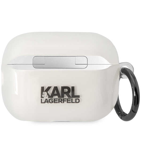 Funda Karl Lagerfeld KLAP2HNIKTCT Airpods Pro 2 cubierta transparente Ikonik Karl Lagerfeld Case