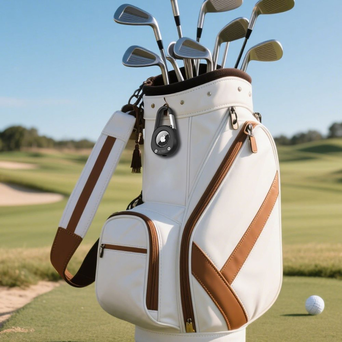 TECH-PROTECT SLIDELOCK CARABINER KEYCHAIN APPLE AIRTAG 1 / 2 BLACK