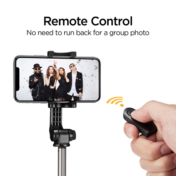 Support SPIGEN S540w Wireless Selfie Stick Tripod Noir