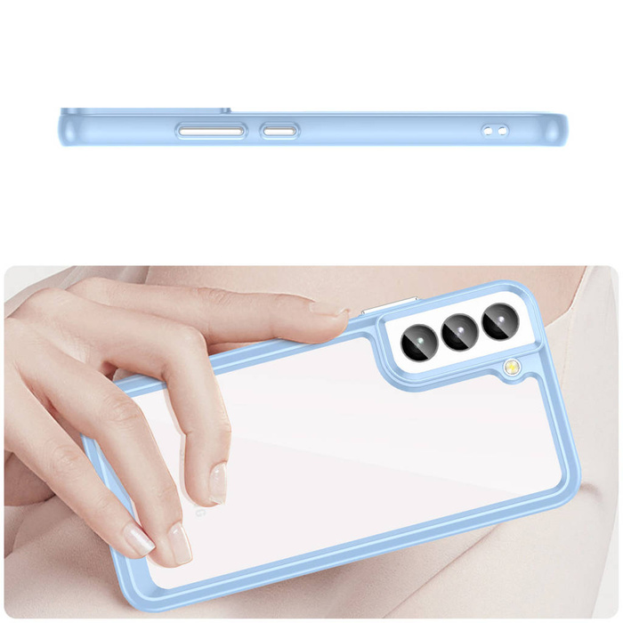 Outer Space Case obal Samsung Galaxy S23 kryt s ohebným rámečkem modrý