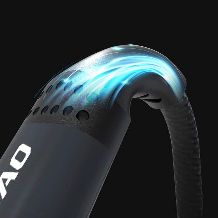 Dudao L3ST USB-A - USB-C 5A Kabel 1,2 m geflochten - Schwarz