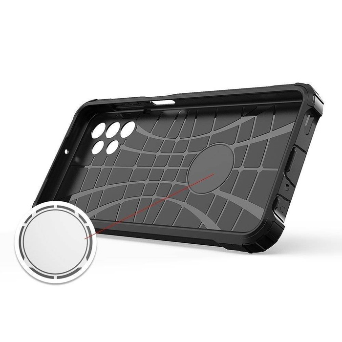 Hybrid Armor armored hybrid case cover Samsung Galaxy A73 black