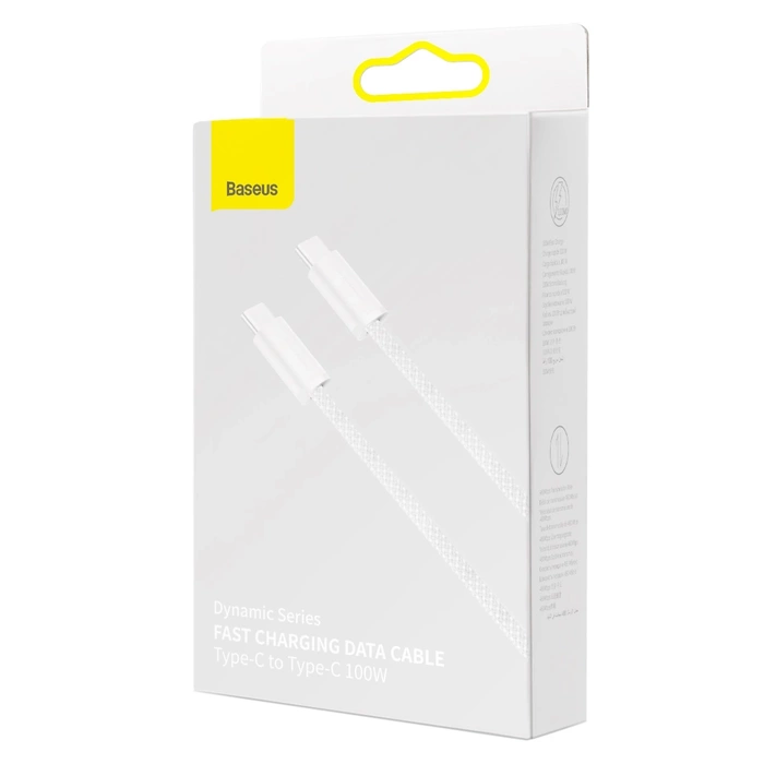 Baseus Dynamic Series USB-C / USB-C 100W 2 m cable - white