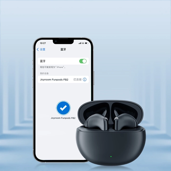 Bezdrátová sluchátka do uší Joyroom Funpods (JR-FB2) – černá