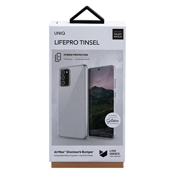 Uniq Hülle LifePro Tinsel Samsung Note 20 N980 transparent / lucent clear