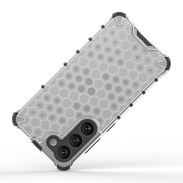Obal Honeycomb obal pro Samsung Galaxy S23 pancéřový hybridní kryt černý Case