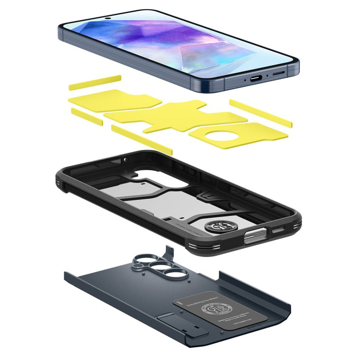 Case Funda Tough Armor Spigen Galaxy A55 5g Metal Pizarra