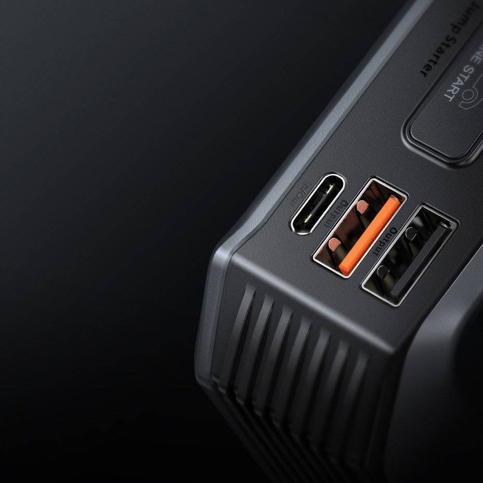 Démarreur de voiture Baseus Super Energy Max (20000mAh, Peakcurrent 2000A) + câble noir (CGNL020001)