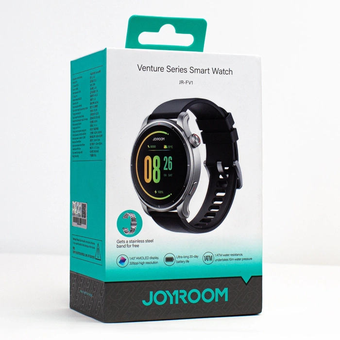 Joyroom Venture Series JR-FV1 Smartwatch mit Anrufannahmeoption – Grau