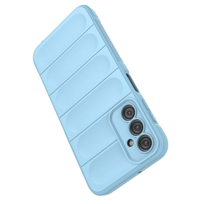 Magic Shield Case pro Samsung Galaxy A24 4G flexibilní pancéřový kryt světle modrý